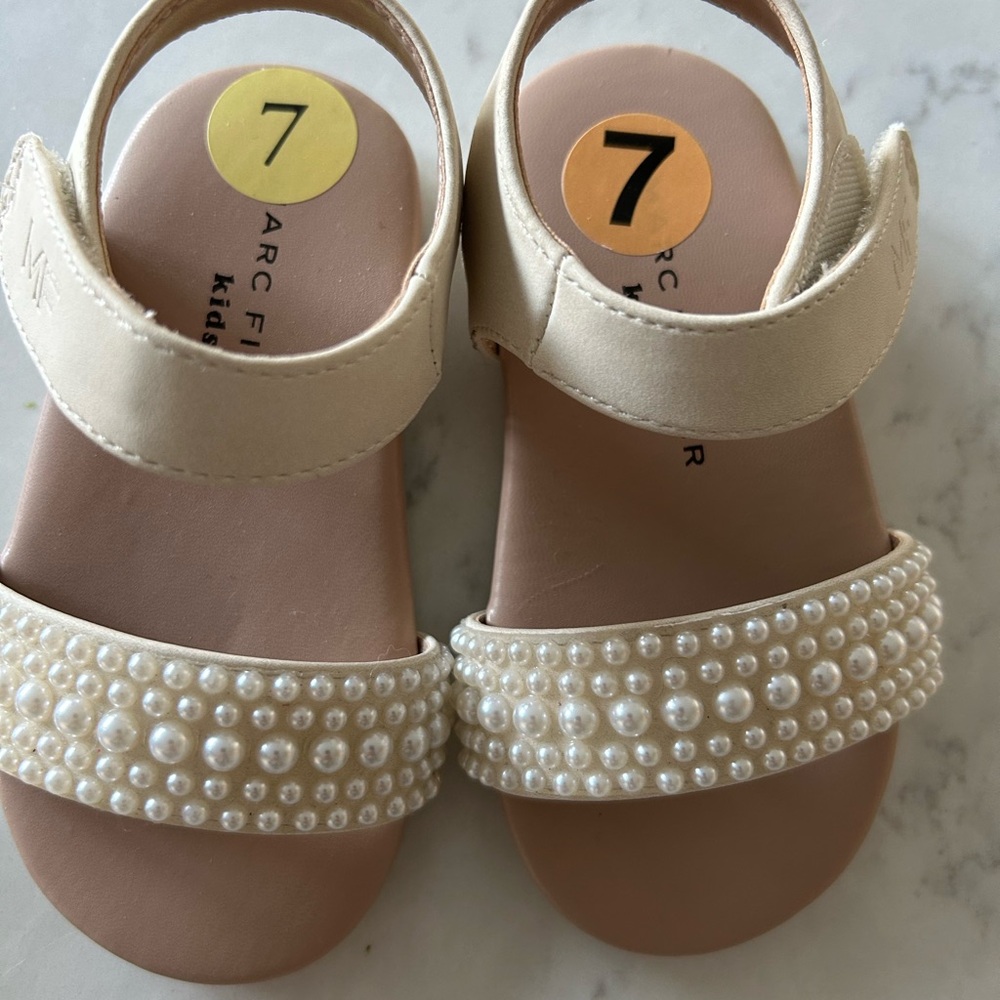 Marc Fisher Kids Pearl Embellished Sandals